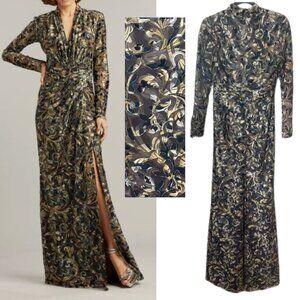 NWT TADASHI SHOJI DRESS GOWN MOTHER OF THE BRIDE FORMAL EVENING BURNOUT VELVET